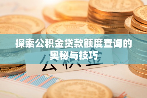万州探索公积金贷款额度查询的奥秘与技巧